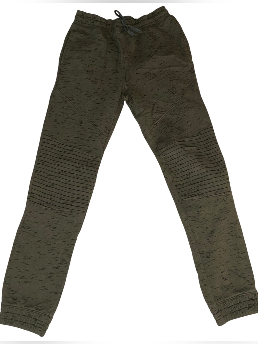 EUC Art Class Boys Olive Green Moto Joggers 12-14 Pull On Sweatpants
